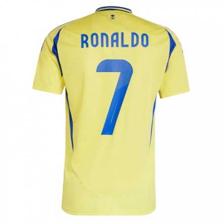 Virallinen pelipaita Al Nassr Ronaldo 7 Koti 2024-25 Lyhythihainen - Miesten Virallinen pelipaita Al Nassr Ronaldo 7 Koti 2024-25 Lyhythihainen - Miesten